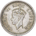 Britisch-Indien, George VI, Rupee, 1944, Bombay, Silber, SS, KM:557.1