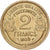 France, 2 Francs, Morlon, 1939, Aluminum-Bronze, EF(40-45), Gadoury:535, KM:886