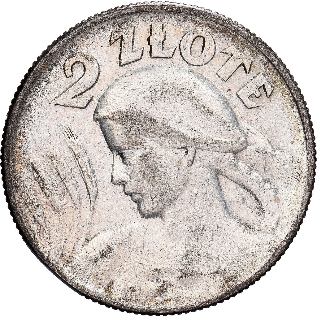 Pologne, 2 Zlote, 1925, Londres, Argent, TB+, KM:16