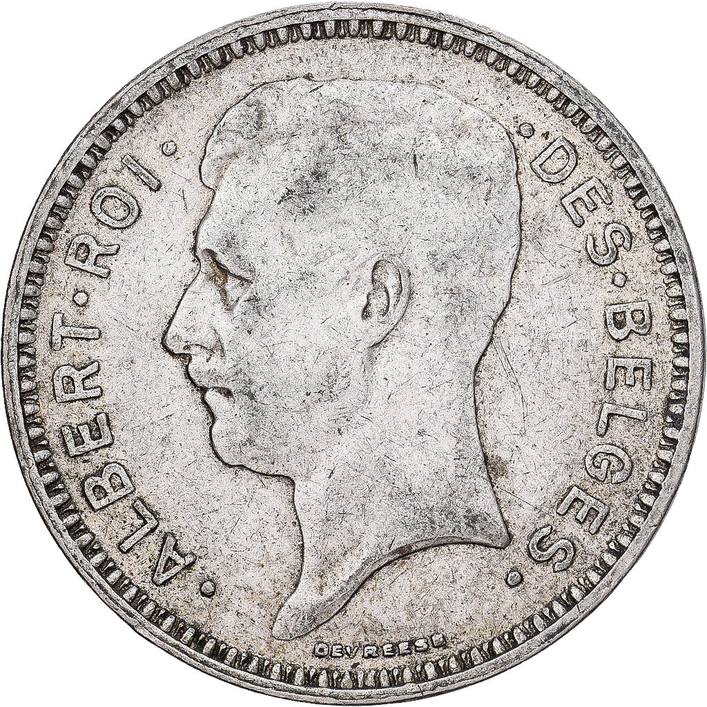 Belgio, 20 Francs, 1934, Brussels, Argento, BB