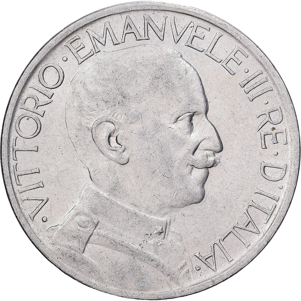 Münze, Italien, Vittorio Emanuele III, 2 Lire, 1923, Rome, VZ, Nickel, KM:63