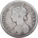 Inde britannique, Victoria, 1/4 Rupee, 1862, Calcutta, Argent, TB+