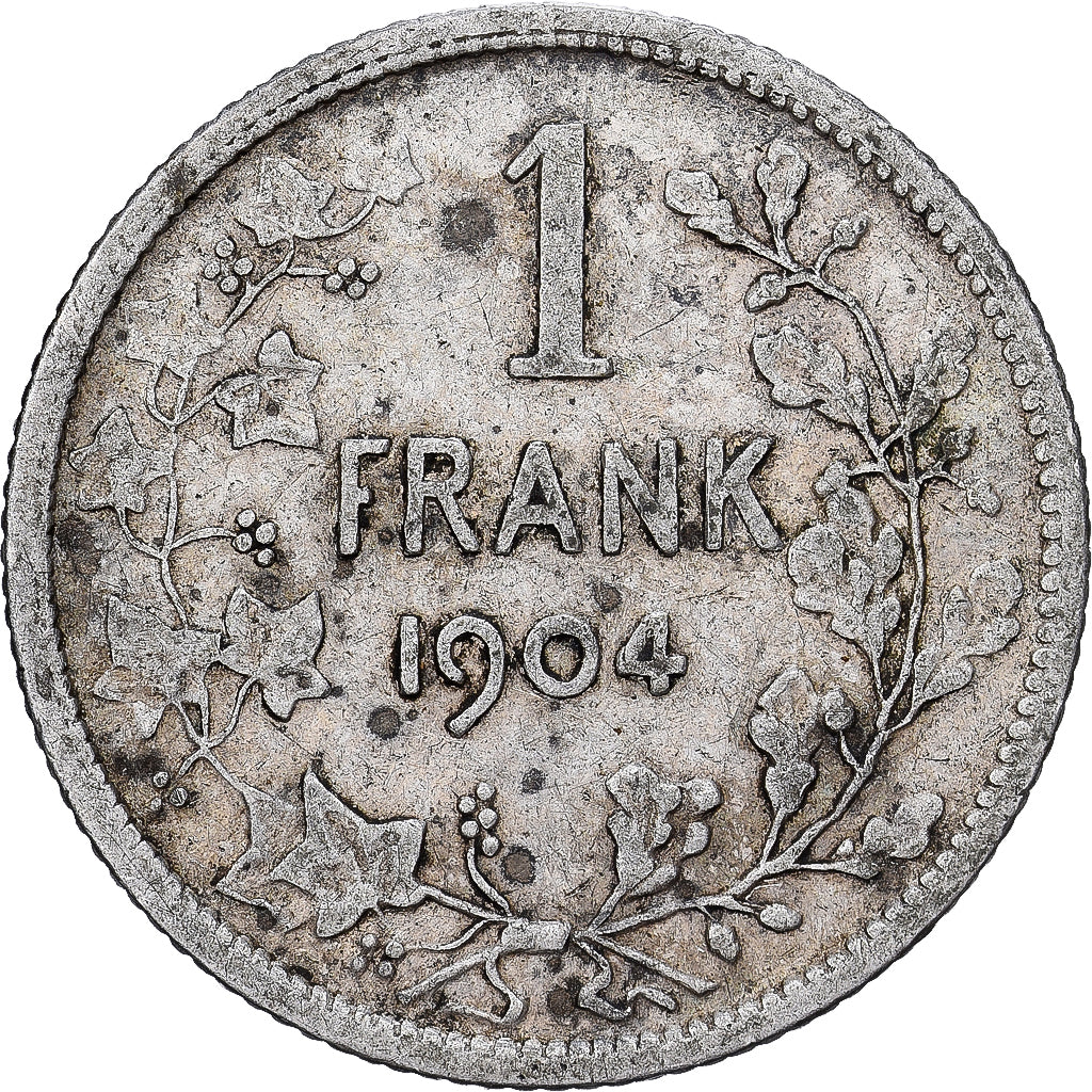 Münze, Belgien, Franc, 1904, S, Silber, KM:57.1