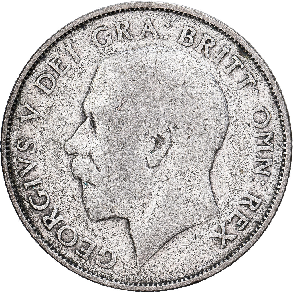 Great Britain, George V, Shilling, 1924, VF(20-25), Silver, KM:816a