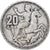 Griechenland, Pavel I, 20 Drachmai, 1960, Silber, SS, KM:85