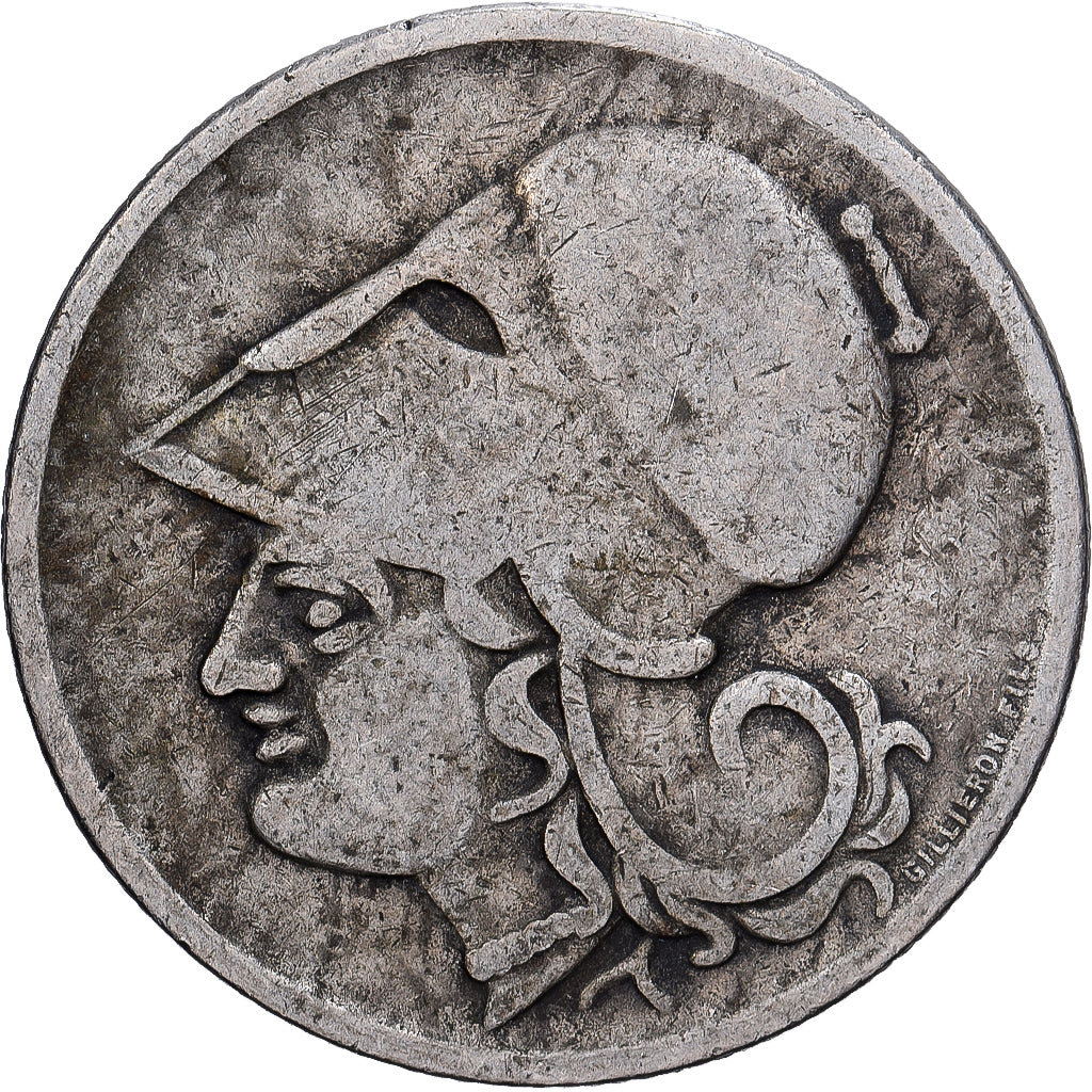 Grécia, Drachma, 1926, Vienne, Cobre-níquel, EF(40-45), KM:69