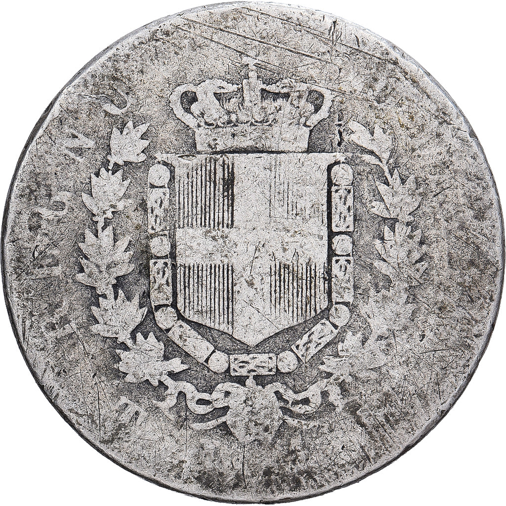 Italia, Vittorio Emanuele II, Lira, 1863, Turin, Argento, B+, KM:5a.1