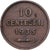 San Marino, 10 Centesimi, 1935, Rome, Bronze, EF(40-45), KM:13