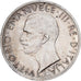 Italia, Vittorio Emanuele III, 5 Lire, 1929, Rome, Plata, MBC, KM:67.2