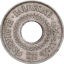Palestine, PALESTINE, 5 Mils, 1946, Copper-nickel, EF(40-45), KM:3