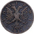 Albania, Zog I, 2 Qindar Ari, 1935, Rome, Bronzo, BB, KM:15