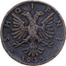Albanië, Zog I, 2 Qindar Ari, 1935, Rome, Bronzen, ZF, KM:15