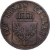 États allemands, 3 Pfenninge, 1847, Berlin, Prussia, Cuivre, TTB