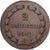 Papal States, Pius IX, 2 Baiocchi, 1848, Rome, Copper, AU(50-53), KM:1344