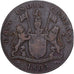 British India, MADRAS PRESIDENCY, 20 Cash, 1803, Soho Mint, Copper, EF(40-45)