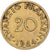 SARRE, 20 Franken, 1954, Paris, Aluminio - bronce, BC+, KM:2