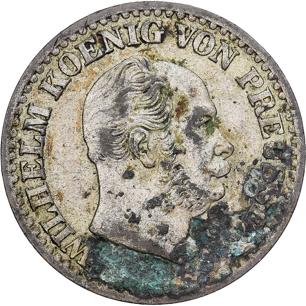 German States, PRUSSIA, Wilhelm I, Groschen, 1870, Hanovre, Silver, VF(20-25)