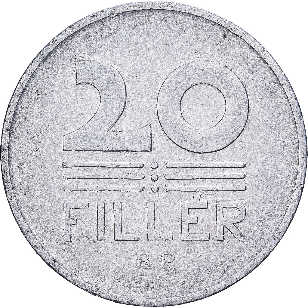 Węgry, 20 Fillér, 1959, Budapest, Aluminium, EF(40-45), KM:550