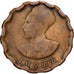 Etiopía, Haile Selassie I, 25 Cents, Haya Amist Santeem, 1944, Cobre, BC+
