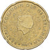 Netherlands, 20 Centimes, Rare, 2001, Utrecht, Nordic gold, EF(40-45), KM:238