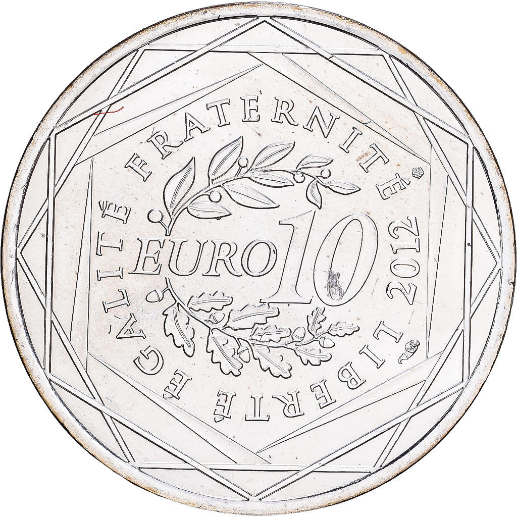 France, 10 Euro, Pays De La Loire, 2012, Argent, SPL, KM:1881