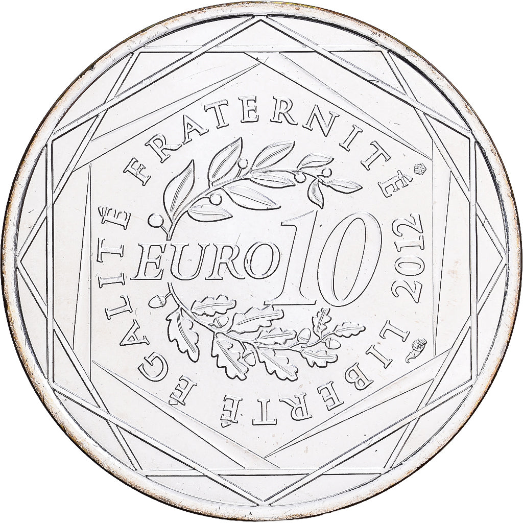 France, 10 Euro, Nord-Pas De Calais, 2012, Paris, Argent, SPL, Gadoury:EU514