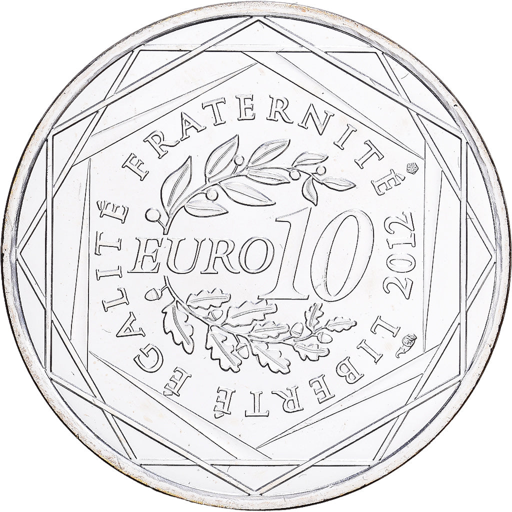France, 10 Euro, Lorraine, 2012, Paris, Silver, MS(65-70), Gadoury:EU514