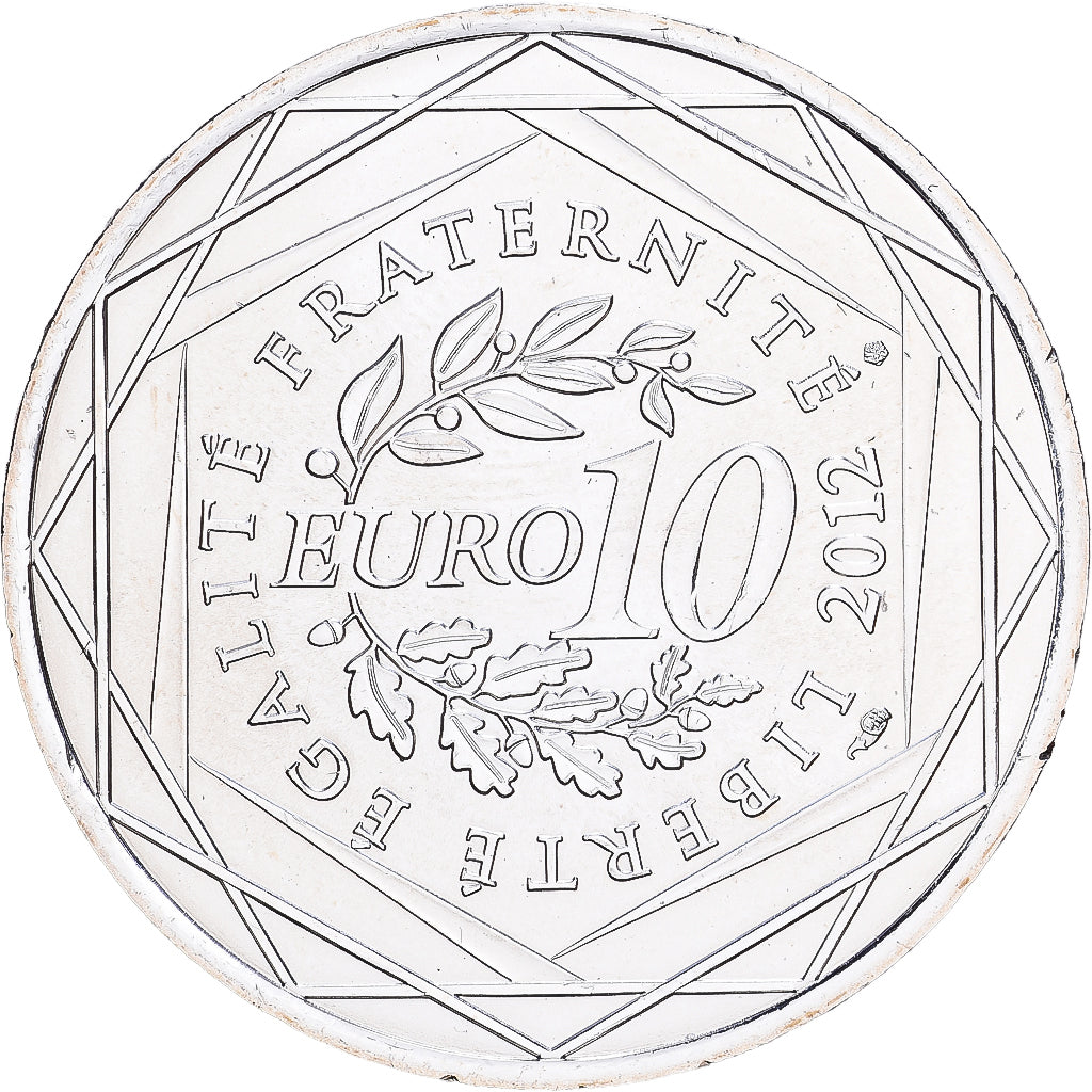 Frankreich, 10 Euro, Poitou-Charente, 2012, Silber, UNZ