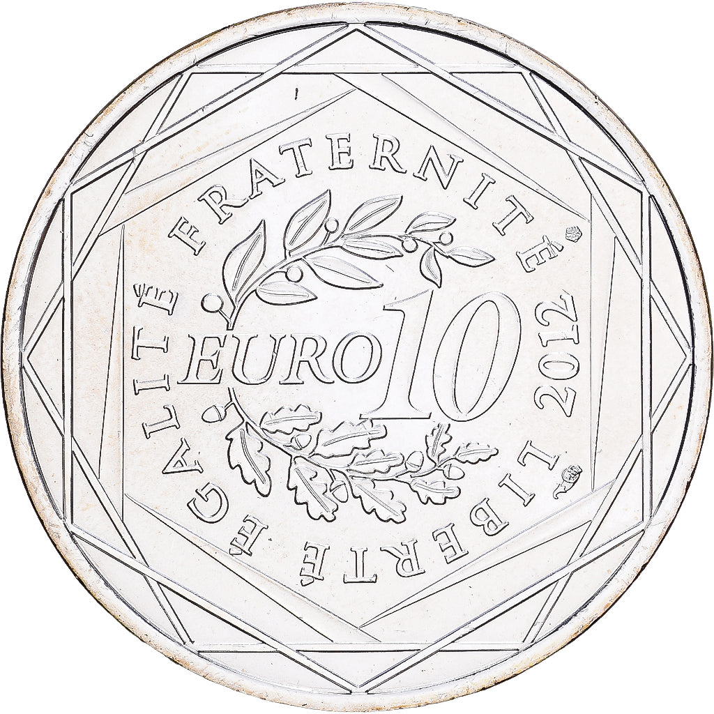 Frankreich, 10 Euro, Aquitaine, 2012, Silber, STGL