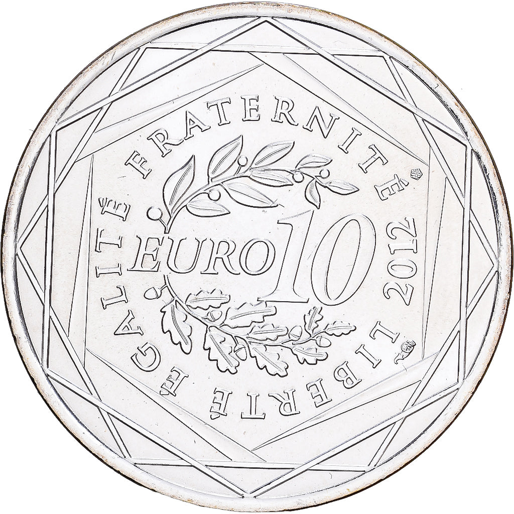 Frankrijk, 10 Euro, Auvergne, 2012, Zilver, UNC-