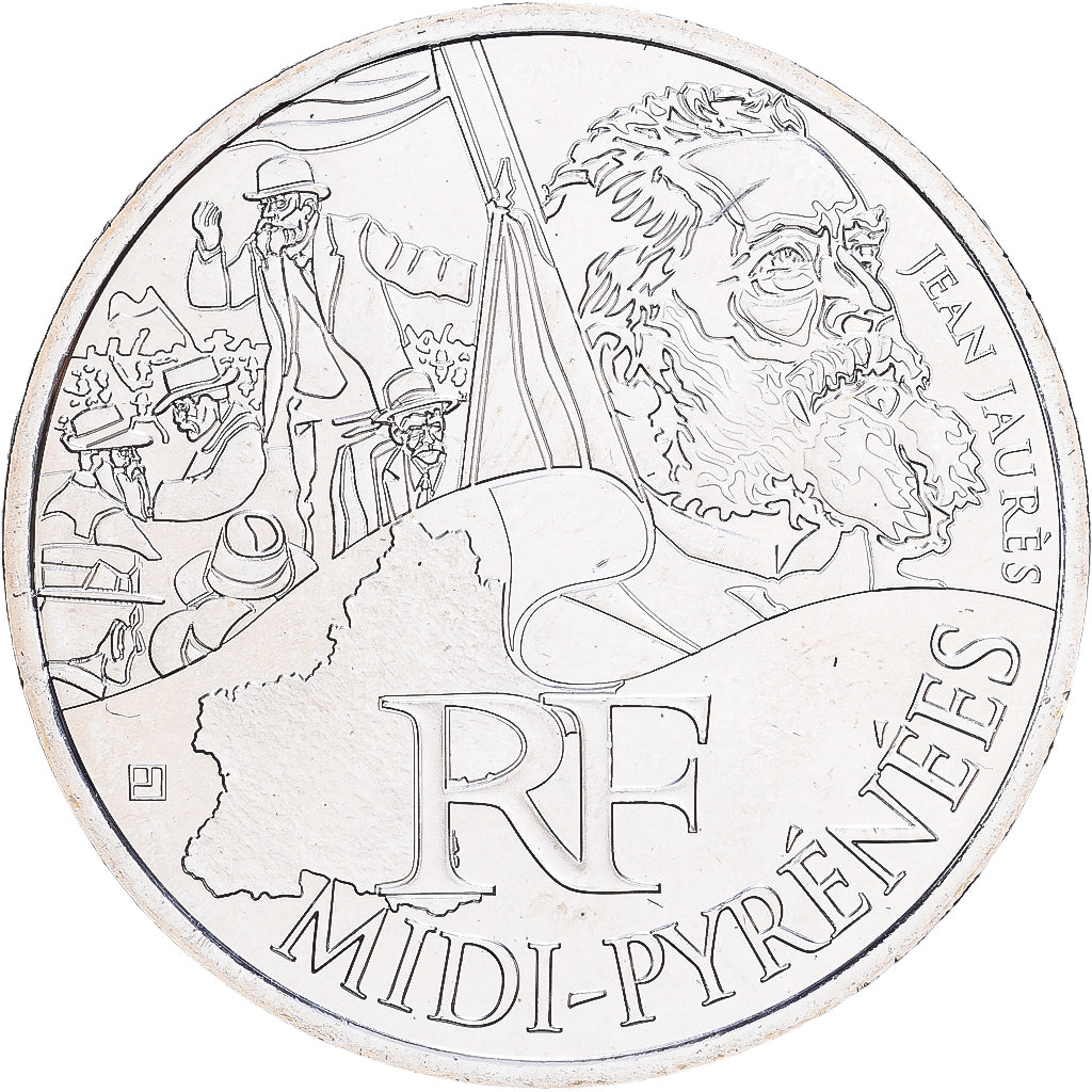 Frankreich, 10 Euro, Midi-Pyrénées, 2012, Monnaie de Paris, Silber, UNZ