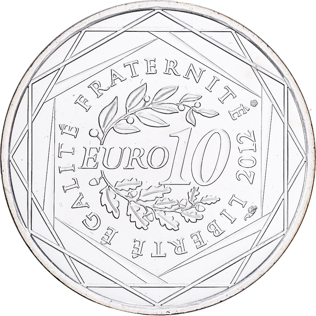 Francia, 10 Euro, Corse, 2012, Plata, SC