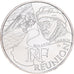 Frankrijk, 10 Euro, Réunion, 2012, Zilver, UNC-, KM:1885