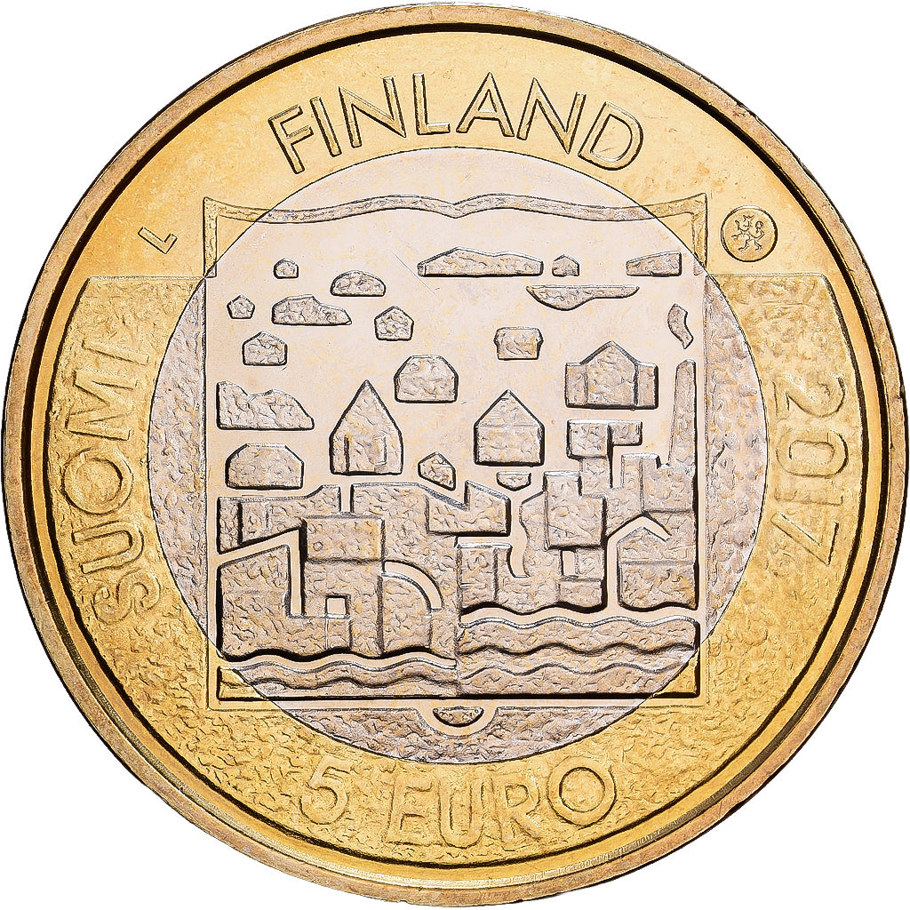 Finlandia, 5 Euro, FS, 2017, Mint of Finland, Bi-metallico, SPL