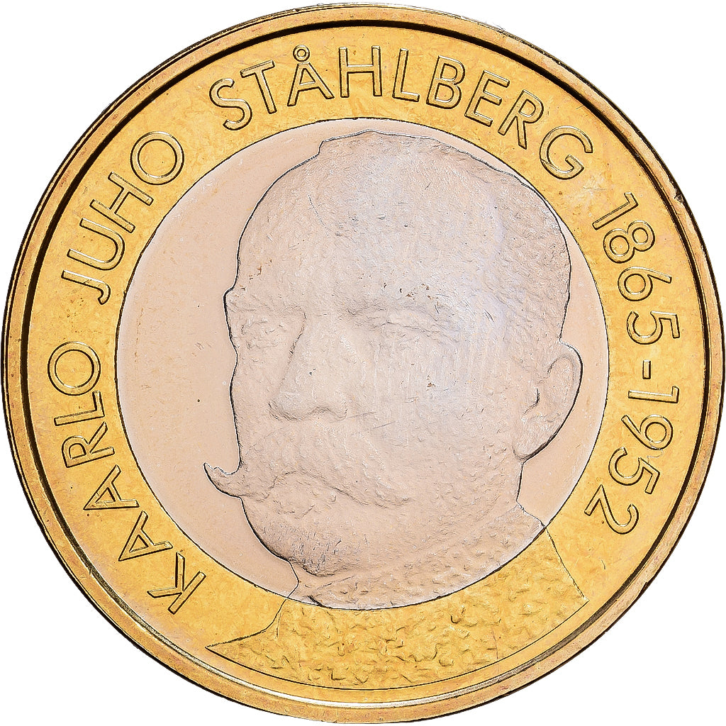 Finlandia, 5 Euro, BU, 2016, Bi-metallico, SPL