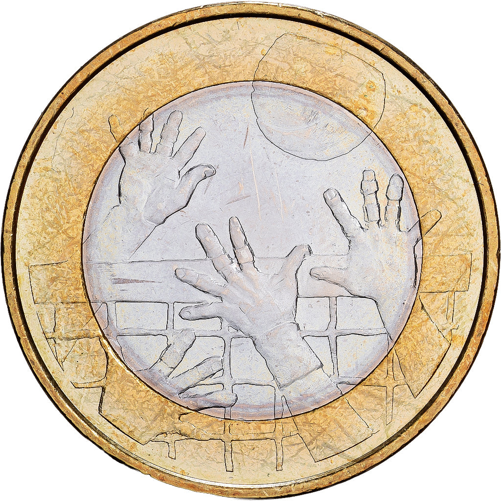 Finlandia, 5 Euro, Volleyball, 2015, SC, Bimetálico