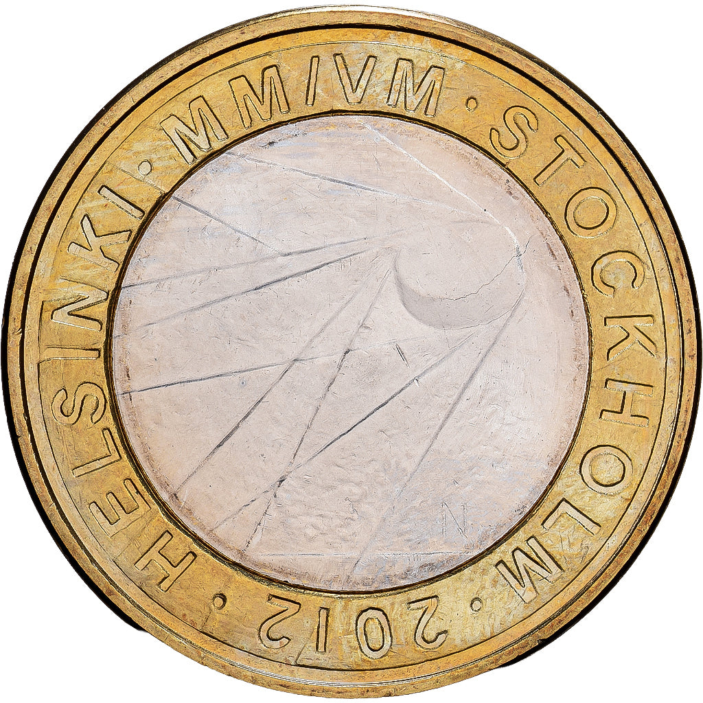 Finland, 5 Euro, 2012, Vantaa, PR+, Bi-Metallic, KM:183