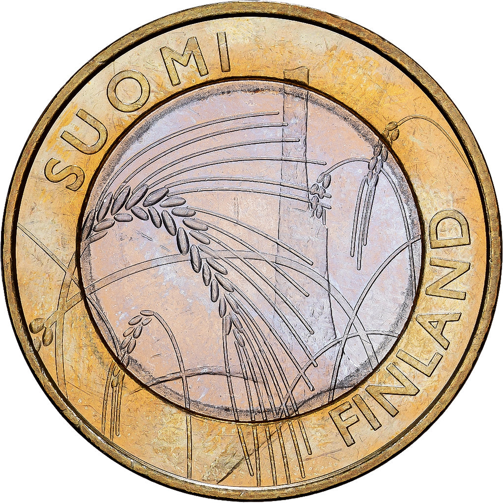 Finland, 5 Euro, Provinces - Savonia, 2011, AU(55-58), Bi-Metallic, KM:162