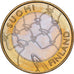 Finlândia, 5 Euro, Åland, 2011, Vantaa, Bimetálico, MS(63), KM:177