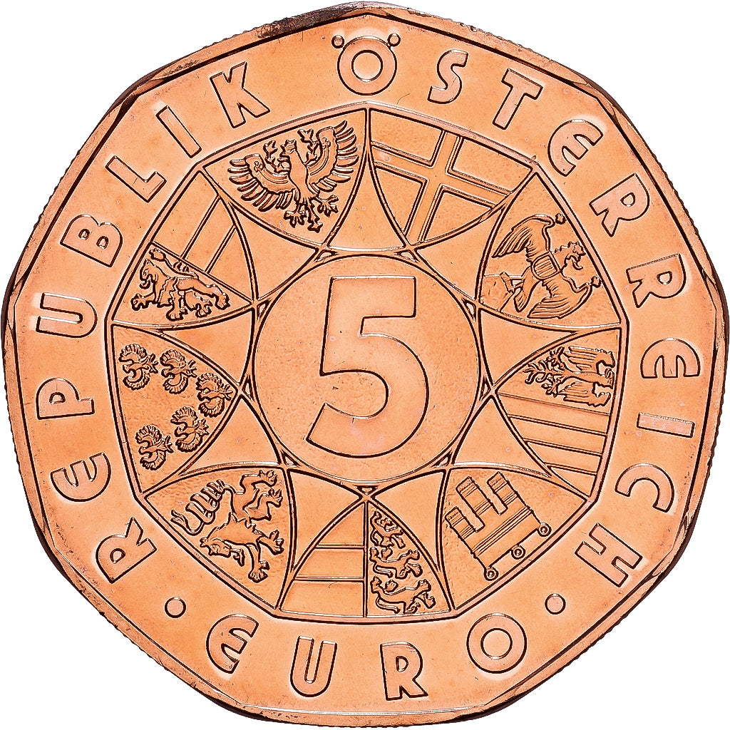 Moneda, Austria, 5 Euro, 2014, Vienna, FDC, Cobre, KM:3231