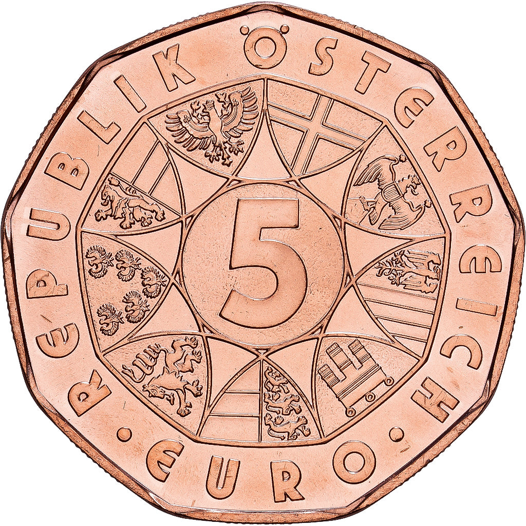 Moneda, Austria, 5 Euro, 2015, Vienna, FDC, Cobre, KM:3237