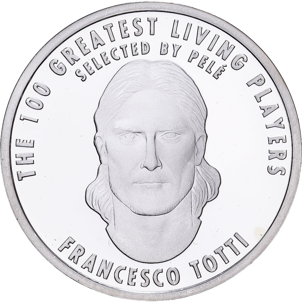 Francia, medaglia, Football,100 Ans de la FIFA, Francesco Totti, 2004, Argento