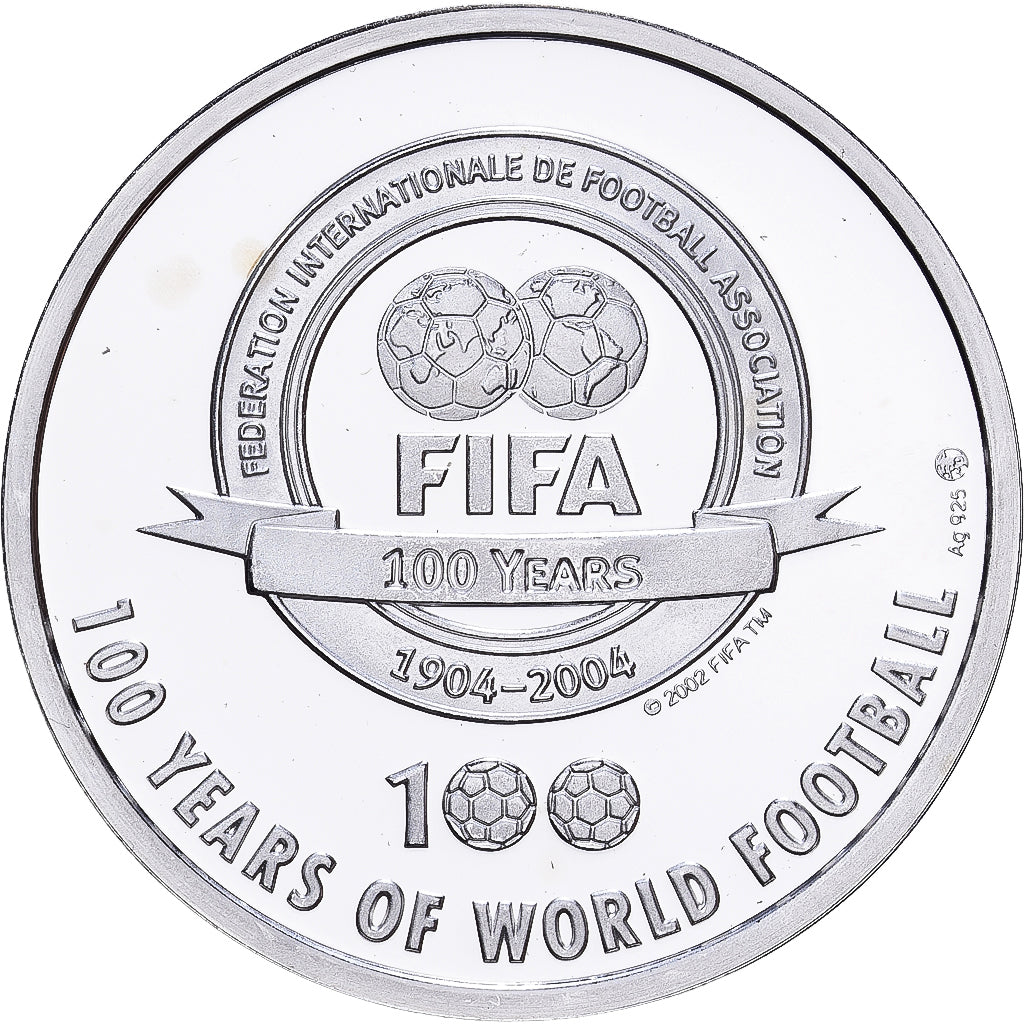 Francia, medaglia, Football,100 Ans de la FIFA, Francesco Totti, 2004, Argento