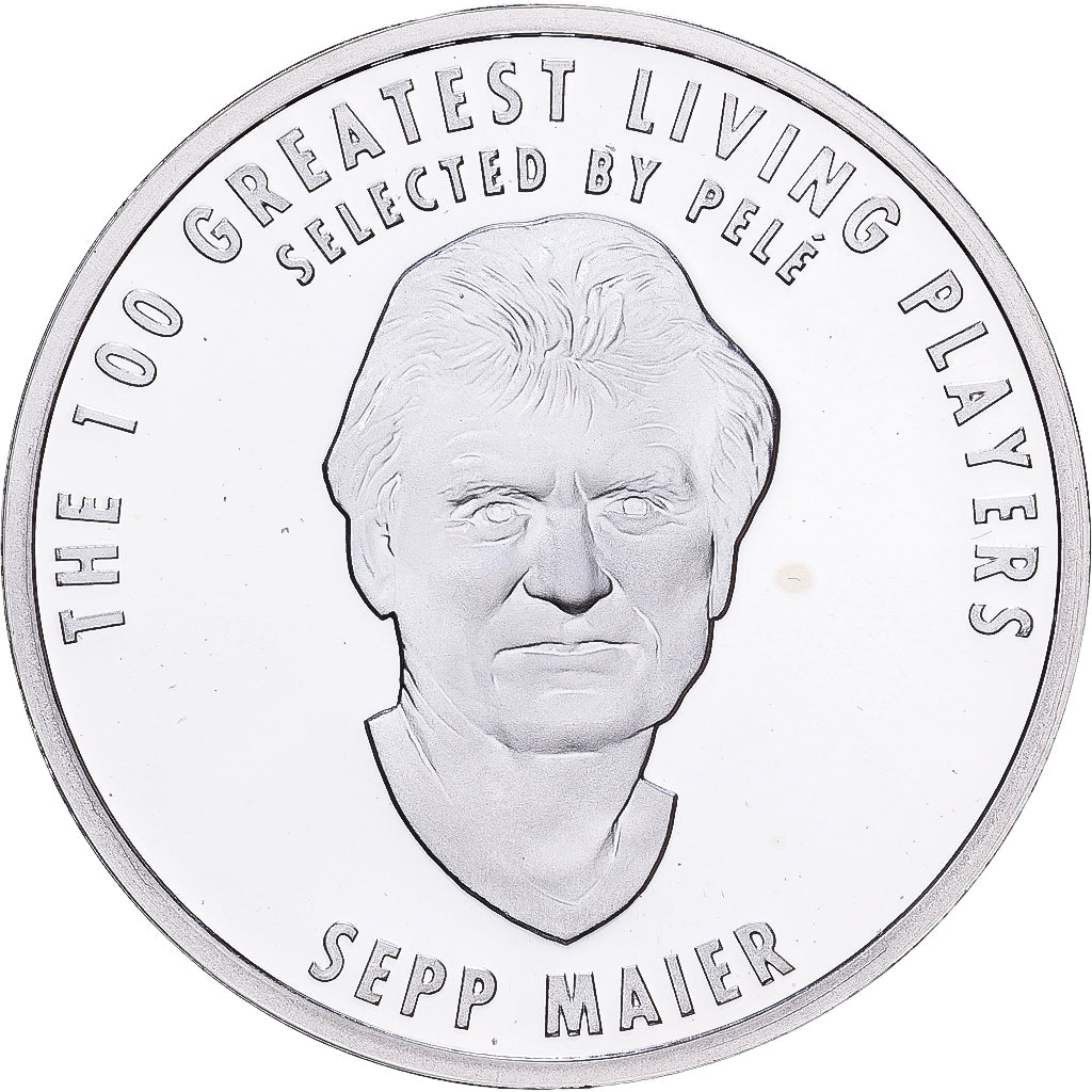 Francja, medal, Football,100 Ans de la FIFA, Sepp Maier, 2004, Srebro, BE