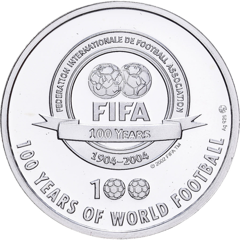 Francja, medal, Football,100 Ans de la FIFA, Sepp Maier, 2004, Srebro, BE