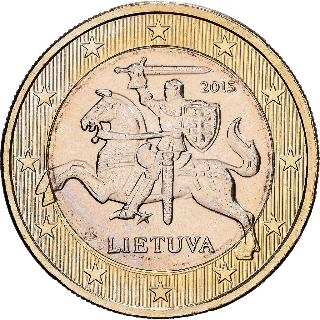 Lithuania, Euro, 2015, Vilnius, BU, STGL, Bi-Metallic, KM:211