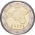 Estonia, 2 Euro, Map of Estonia, 2011, Bi-Metallic, MS(63)