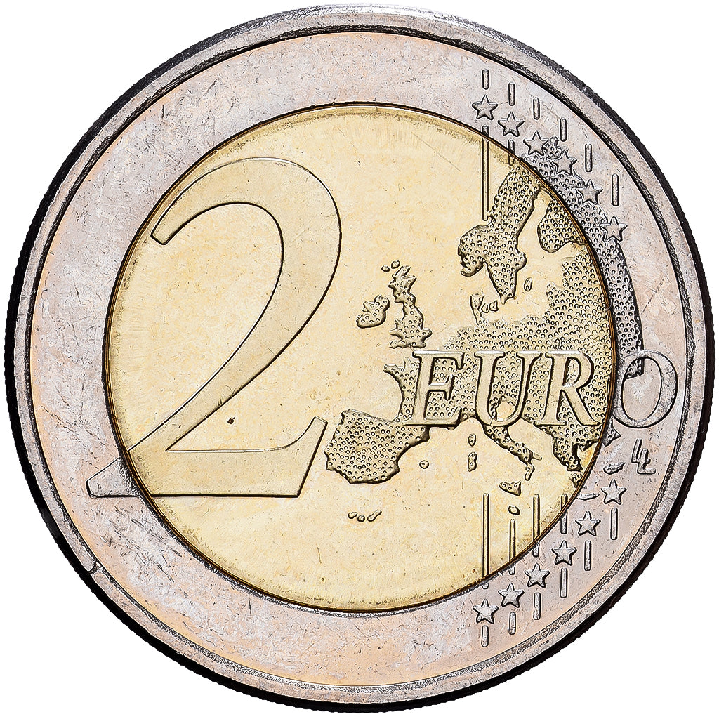 Estland, 2 Euro, Map of Estonia, 2011, Bi-Metallic, UNC-