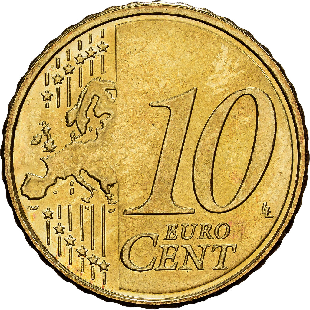 Estland, 10 Centimes, 2011, Vantaa, Nordic gold, UNC-