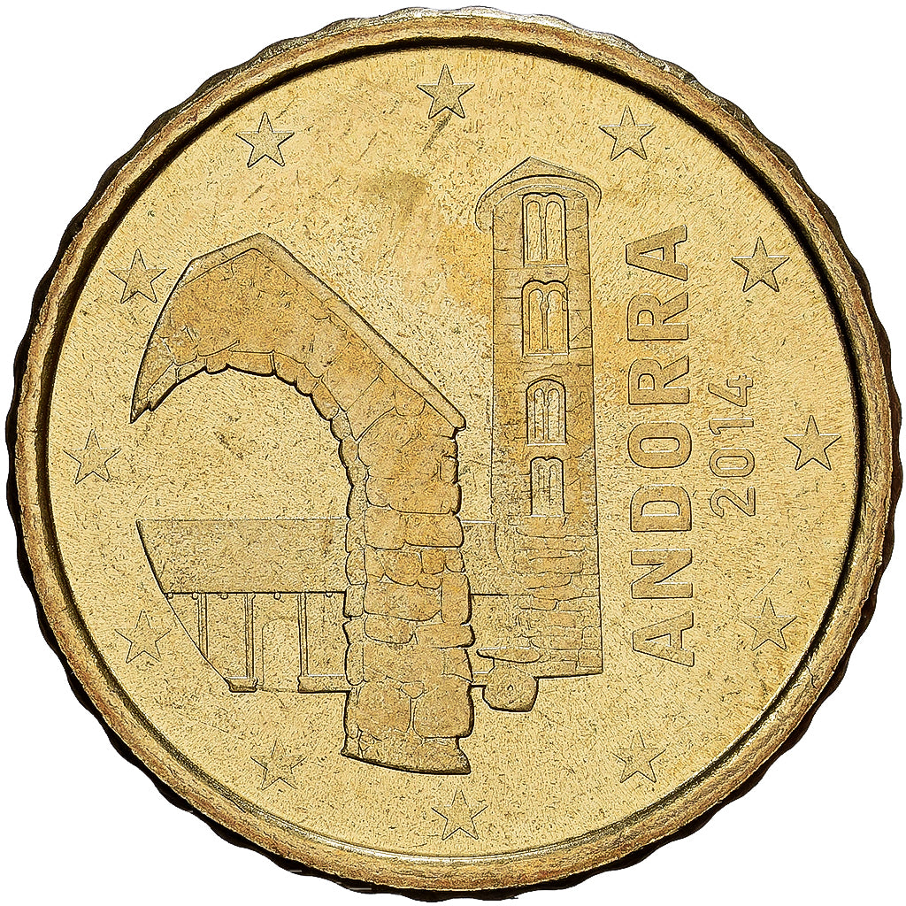 Andorra, 10 Euro Cent, 2014, Aluminio - bronce, SC, KM:523
